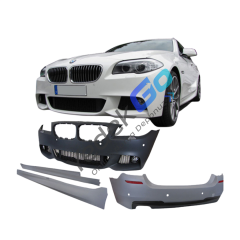 BMW 5 Serisi F10 (2010-2013) M-Tech Style Body Kit – Park Sensörlü, Tek Egzoz Çıkışlı, Far Yıkamalı, Sisli