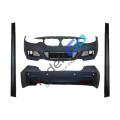 BMW 3 Serisi F30 LCI (2012-2018) M-Tech Style Body Kit – Park Sensörlü, Tek Egzoz Çıkışlı, Far Yıkamalı, Sisli