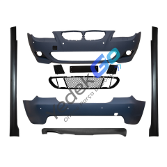 BMW 5 Serisi E60 LCI (2007-2009) M-Tech Style Body Kit – Park Sensörlü, Tek Egzoz Çıkışlı, Far Yıkamalı, Sisli