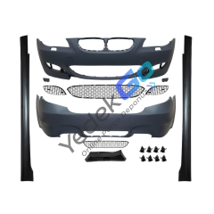 BMW 5 Serisi E60 LCI (2002-2009) M5 Style Body Kit – Park Sensörlü, Çift Egzoz Çıkışlı, Far Yıkamalı, Sisli