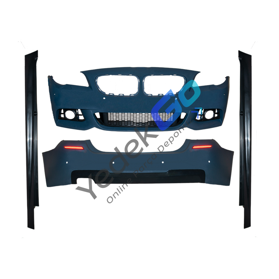 BMW 5 Serisi F10 LCI (2014-2016) M-Tech Style Body Kit – Park Sensörlü, Tek Egzoz Çıkışlı, Far Yıkamalı, Sisli