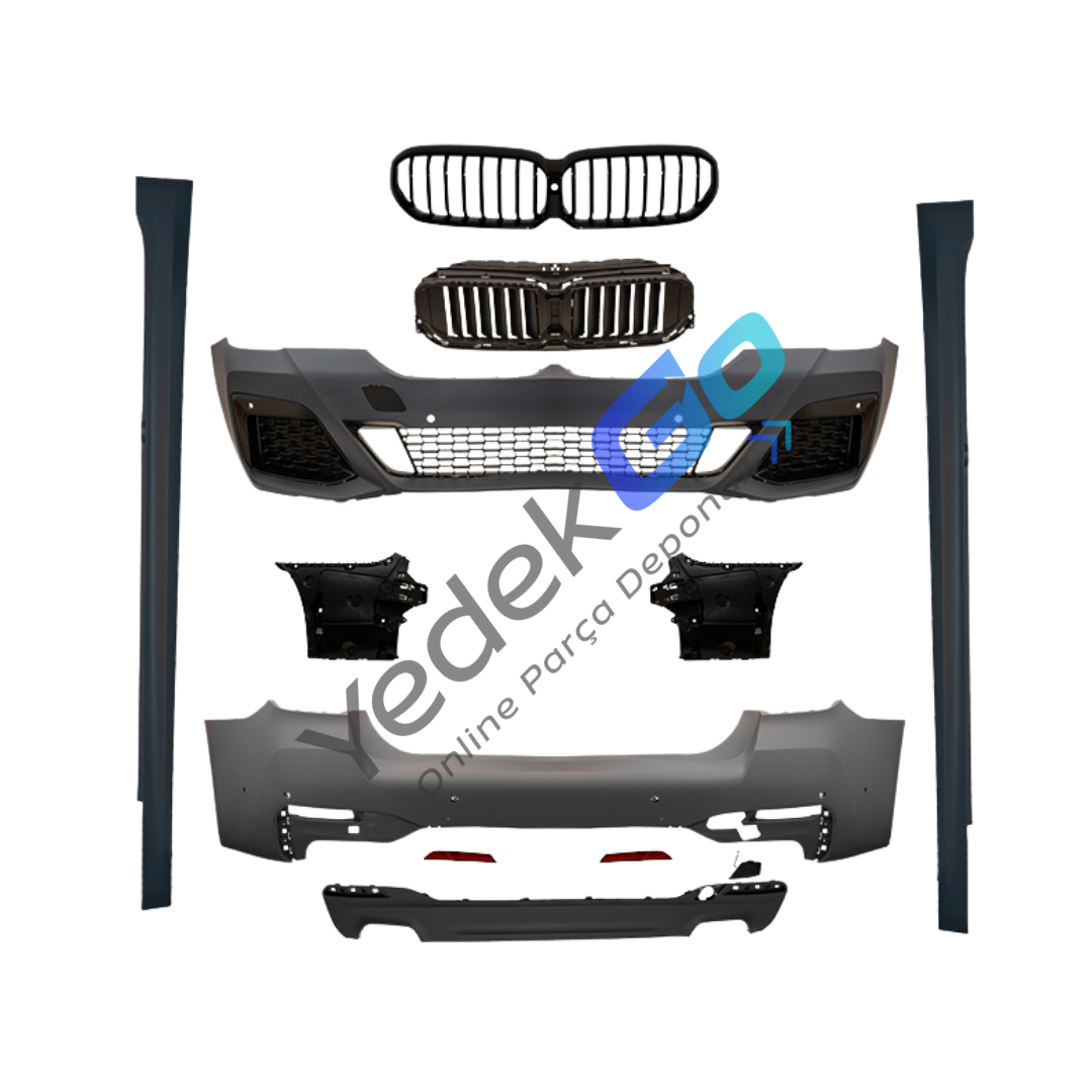 BMW 5 Serisi G30 LCI (2020-2023) M-Tech Style Body Kit – Park Sensörlü, Çift Egzoz Çıkışlı, Far Yıkamalı, Kelebekli, PMA