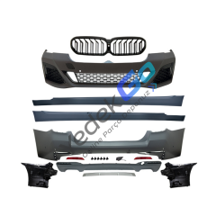 BMW 5 Serisi G30 LCI (2020-2023) M-Tech Style Body Kit – Park Sensörlü, Çift Egzoz Çıkışlı, Far Yıkamalı, Kelebekli, PMA