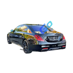 Mercedes W222 Serisi (2013-2016) S63 AMG Blackline Style Dönüşüm Body Kiti – Panjurlu, Park Sensörlü, Çift Egzoz Çıkışlı, Sisli