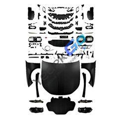 BMW 7 Serisi F01 (2008-2012) G70 M-Sport Style Dönüşüm Body Kit – Kaput, Çamurluk, Far, Stop, Marşbiyel, Çift Egsoz Çıkışlı, Panjur Komple Set