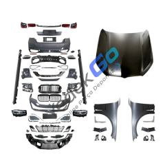 BMW 7 Serisi G12 (2015-2018) G12 LCI Luxury Style Dönüşüm Body Kit – Kaput, Çamurluk, Far, Stop, Marşbiyel, Çift Egsoz Çıkışlı, Panjur Komple Set