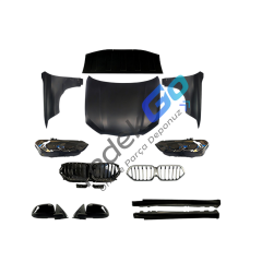 BMW X6 Serisi E71 (2007-2014) G06 LCI X6 M-Tech Style Dönüşüm Body Kit – Ön Tampon, Arka Tampon, Far, Stop,Marşbiyel, Çift Egsoz Çıkışlı, Panjur, Ayna Kapakları, Dodik Komple Set