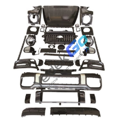 Mercedes W463 Serisi (2012-2018) AMG Style Dönüşüm Body Kiti – Ön Tampon, Arka Tampon, Kaput, Çamurluk, Far, Stop, Panjurlu, Aynalar, Dodik, Park Sensörlü, Çift Eksoz Çıkışlı Komple Set