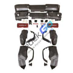 Mercedes W463 Serisi (2012-2018) AMG Style Dönüşüm Body Kiti – Ön Tampon, Arka Tampon, Kaput, Çamurluk, Far, Stop, Panjurlu, Aynalar, Dodik, Park Sensörlü, Çift Eksoz Çıkışlı Komple Set