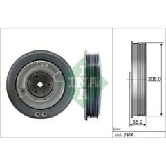 Volvo S60 S90 V60 V90 XC60 XC90 Krank Kasnağı B4 B5 32380012