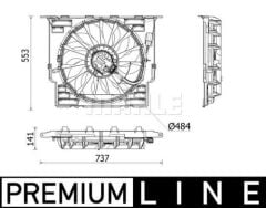 FAN MOTORU PREMIUM LINE BMW G30 F90 G31 B47 D20