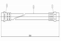 Fren Hortumu Arka 90-98 3-Seri (E36) | 2 Adet