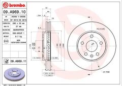 ÖN FREN AYNASI INSIGNIA A 08> SAAB 9-5 YS3G 10> 16 JANT 296x30x5DLxHAVALI 13501307-569063