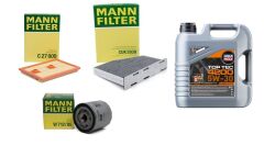 Volkswagen Scirocco 2015 Model Sonrası 1 4 TSI CZC Motor Bakım Seti Mann Marka Lıquı Moly Motor Yağlı