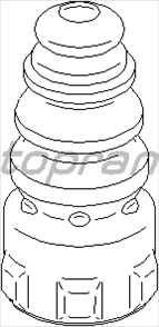 Volkswagen Passat CC 2009-2016 Model Arası Arka Amortisör Sarı Takoz