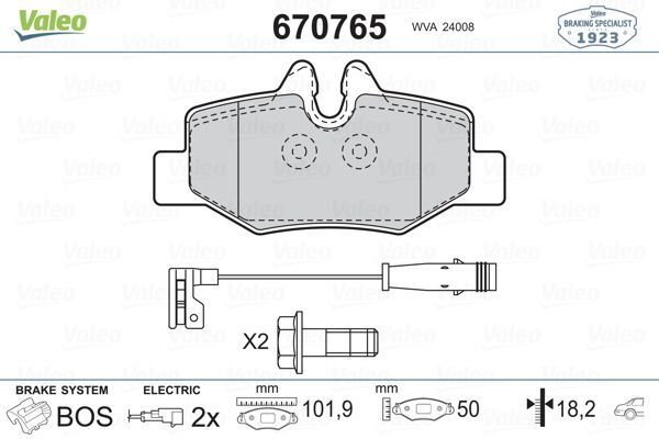 Mercedes Fren Balata Arka 04-Vito 2.2-3.2-119-122-123