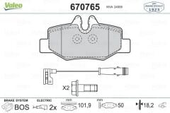 Mercedes Fren Balata Arka 04-Vito 2.2-3.2-119-122-123