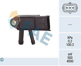 DPF SENSOR VOLVO C30 10>15 C70 10>13 S40 2 10>12 S60 2 10>14 S80 2 10> V50 10>12