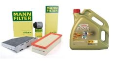 Volkswagen Jetta 1 4 TSI 160 BG Periyodik Bakım Filtre Seti Mann Marka Castrol Motor Yağlı