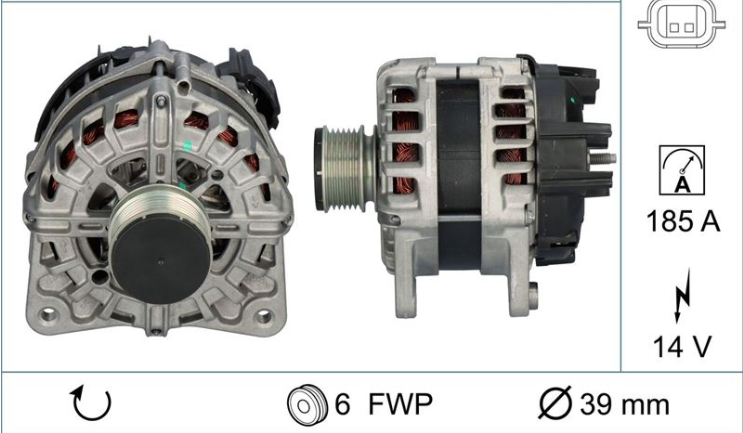 Renault Clio V Megane IV VALEO 443351 | Alternatör
