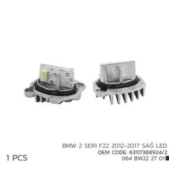 BMW 2 F22 2012-2017 SAĞ LED FAR MODL 63117388924/2