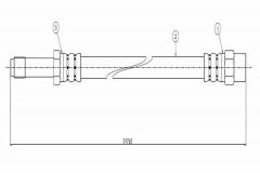 Fren Hortumu Arka 95-03 5-Seri (E39) Kaliper | 2 Adet
