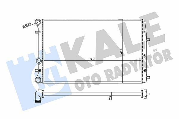 Radyatör 02-Polo-Ibiza-Fabia 1 2 1 4 1 6
