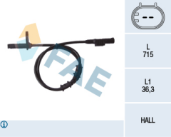 Mercedes E Serisi W211 Ön Tekerlek Abs Sensörü FAE Marka