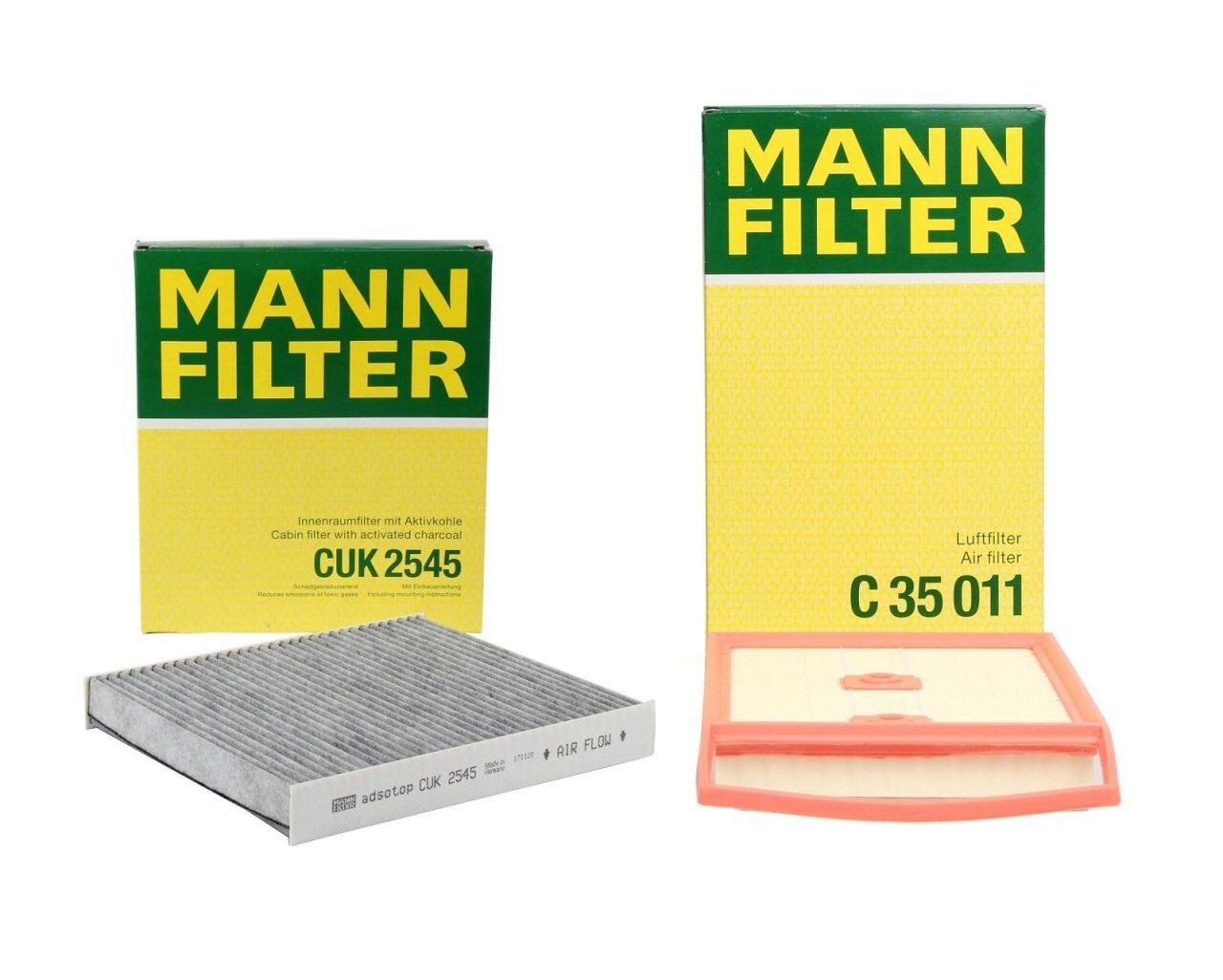 Volkswagen Polo 1 4 TDI Hava ve Polen Filtresi Mann Marka