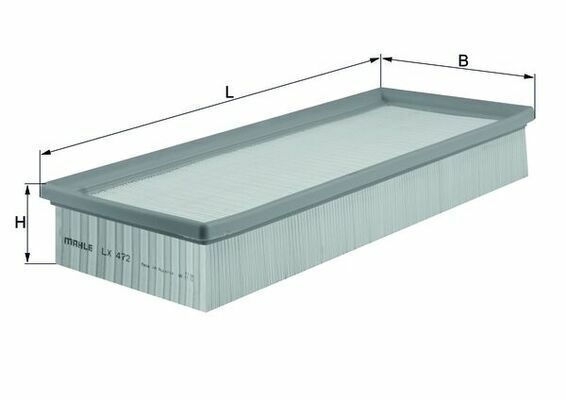 Mercedes Hava Filtresi S-Class W140 93-98 MAHLE LX472