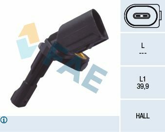 Volkswagen ABS Sensörü Arka Sol 09-Golf VI-Jtta-Psst-Tgu-Tou-Superb-Yeti-Q3