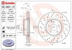 Mercedes Fren Diski 204 / 212 / 207 Ön Amg 2 Adet