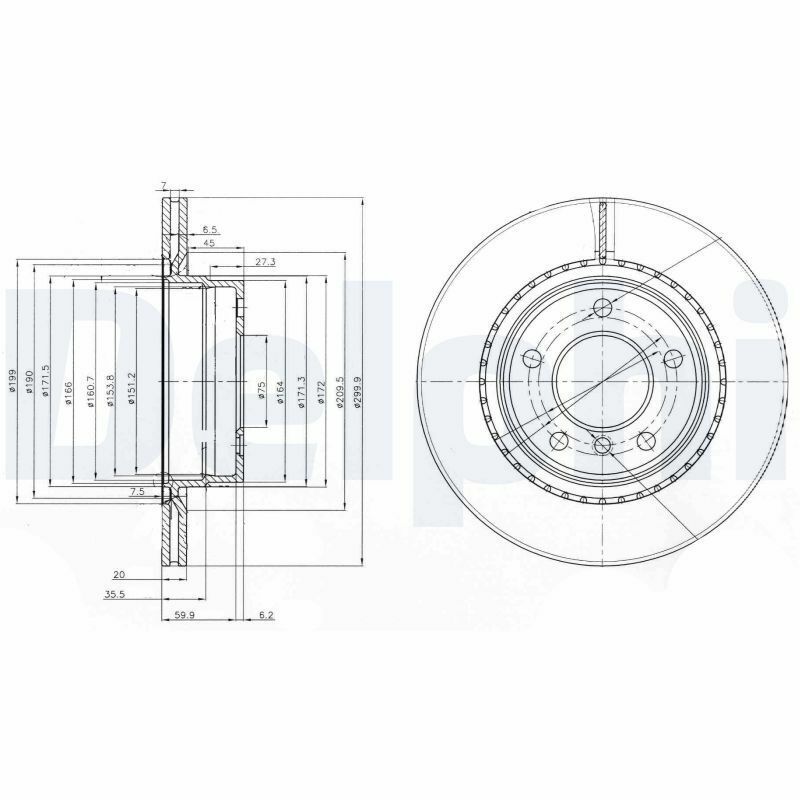 Disk Arka 04-1-Seri-3-Seri (E81-E87-F20-F21-F30-F80-E90-E91) Kaplamalı | 1 Adet