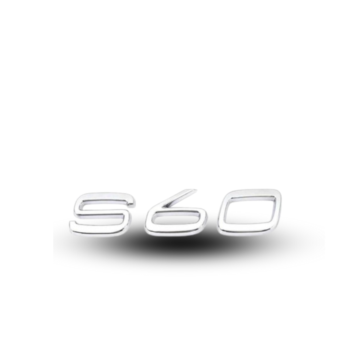 Volvo S60 Krom Bagaj Yazısı Amblemi Logosu