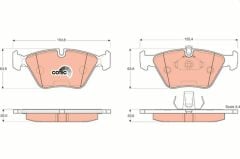 Fren Balata Ön 5 (E39) 95-03520 İ 525 Tds 523 İ 528 İ 535 İ 525 TD 530 D 520 İ 520 D 525 D 520 İ 530 D 525 İ 5 Touring (E39) 96-04520 İ 523 İ 528 İ 530 D 525 Tds 520 İ 520 D 525 D 5 Serisi E39 95-97 2.0 2.5