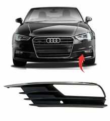 Audi A3 2014 Sonrası Sol Sis Far Çerçevesi