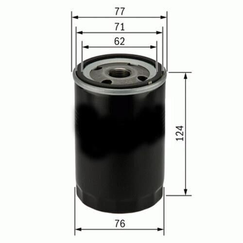 YAĞ FİLTRESİ FORD ESCORT/FOCUS/MONDEO/MAZDA 1.25-1.4-1.6 BENZİN UZUN TİP ESKİ MODEL