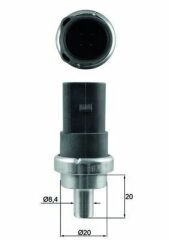 Volkswagen Sıcaklık Sensörü 98-Golf VI-Bora-Psst-Plo-Oct-Crd-Ibz-A3