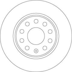 Volkswagen Fren Diski Arka Düz 272-5 T-Roc 18- Audi Q2 17- Seat Leon 17-20 Skoda Octavia 20