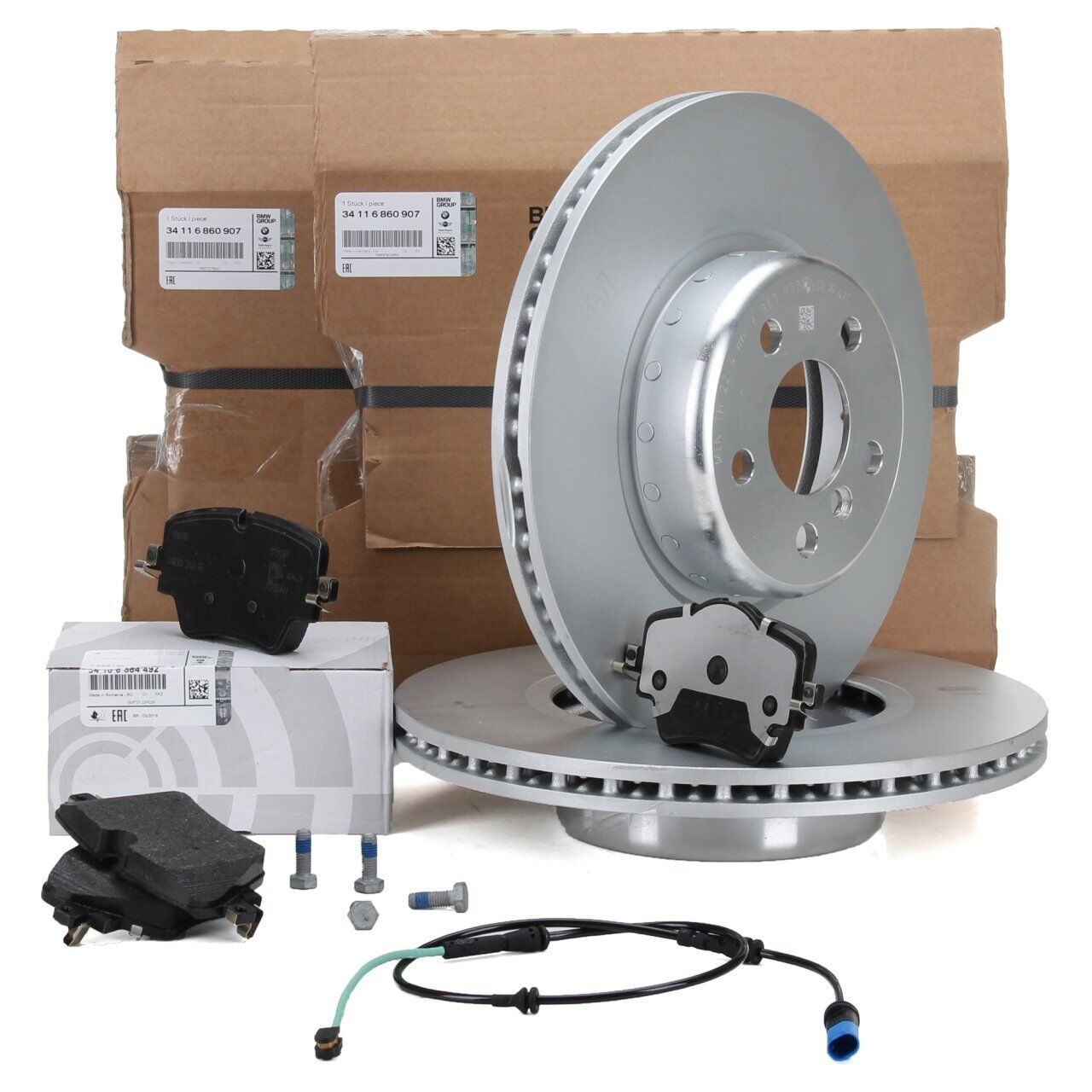 Bmw 5 Serisi G30 Kasa 520d Ön Fren Disk Ve Balata Kiti Orijinal