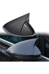 Volkswagen Golf 8 2020 Model Sonrası Sağ ve Sol Takım Dikiz Ayna Kapağı Parlak Siyah Boyalı