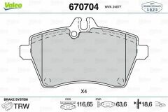 Mercedes Fren Balata Ön 05-A.S-W169 B.S-W245 Dizel