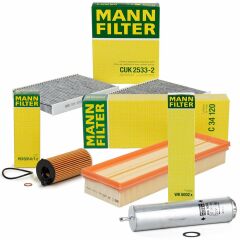 Bmw X5 F15 Kasa 2.5d 2015 Sonrası Periyodik Bakım Filtre Seti Mann Marka