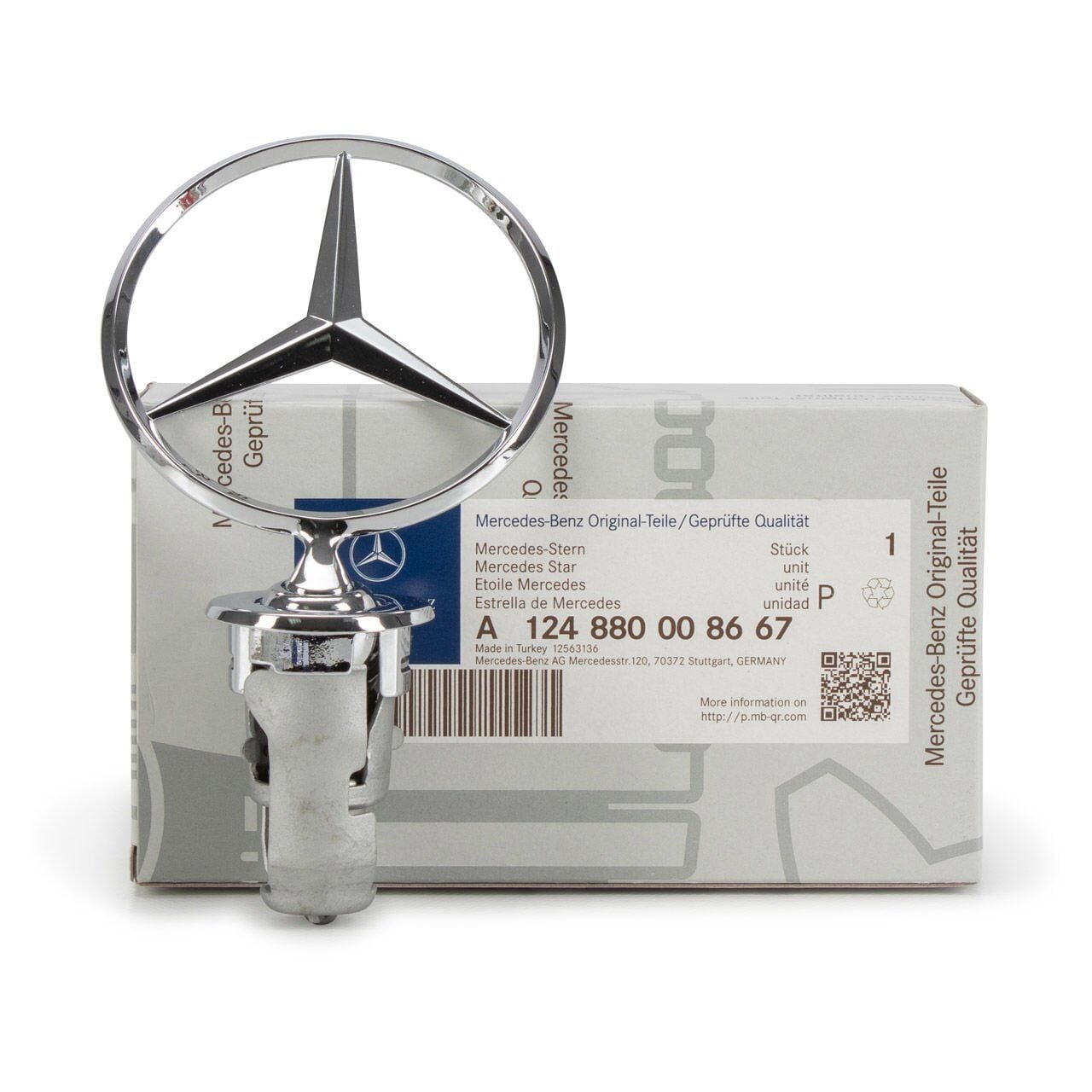 Mercedes Motor Kaput Yıldızı W123-W124-W126-W201 Komple Orijinal