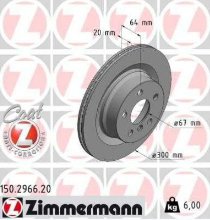 Fren Diski Arka BMW 3 (G20, G80, G28)