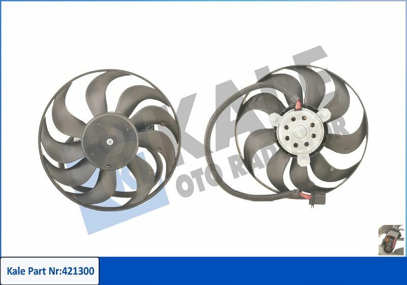 Volkswagen Fan Motoru Küçük Olan 220 / 60W 290mm Bora Bcb A3 Tt Cordoba Ibiza IV Ibiza V Ibiza V Leon