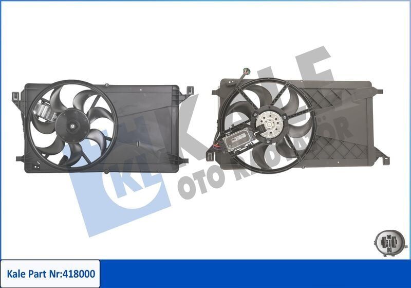 Volvo S40 V50 C30 Fan Komple 31261989