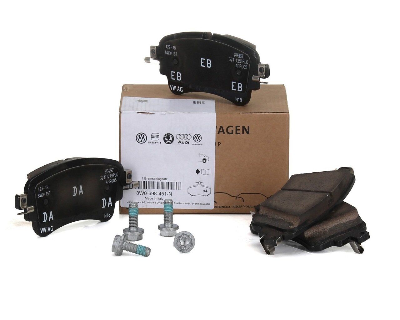 Audi A5 2016 Model Sonrası Arka Fren Balata Takımı Orijinal