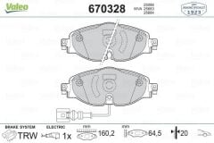 Fren Balata Ön 13-Golf VII-Passat-Leon-Octavia-A3 Ince Fişli