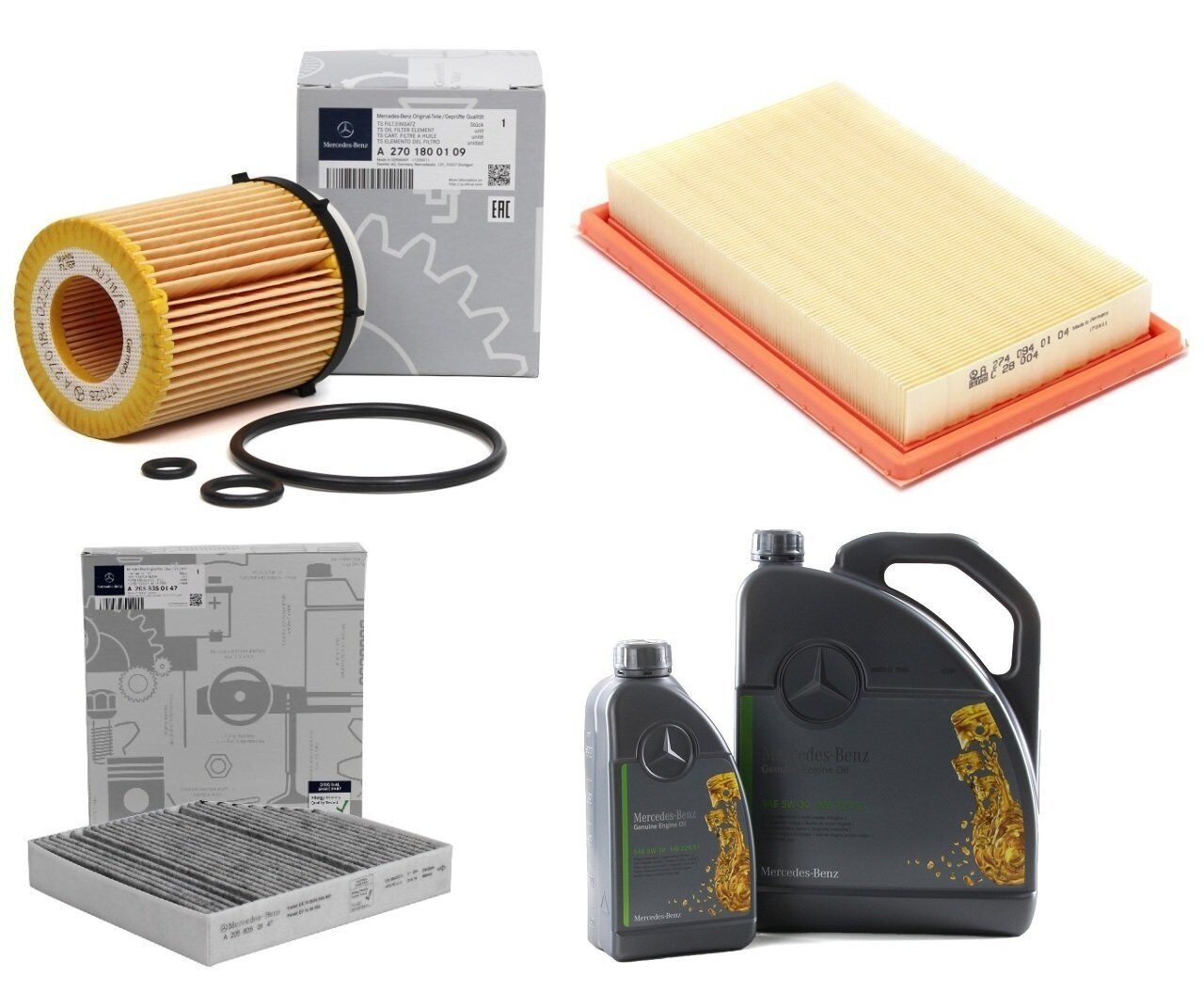 Mercedes W213 Kasa E180 Periyodik Bakım Seti Orijinal